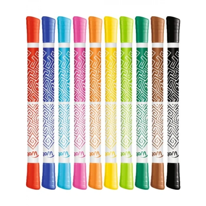 10 Renk Keçeli Kalem Seti - Color Peps Duo