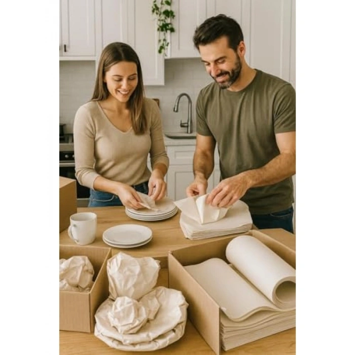 100 Adet Paketleme Kağıdı - Taşınma ve Sarma İçin - 60x40 cm