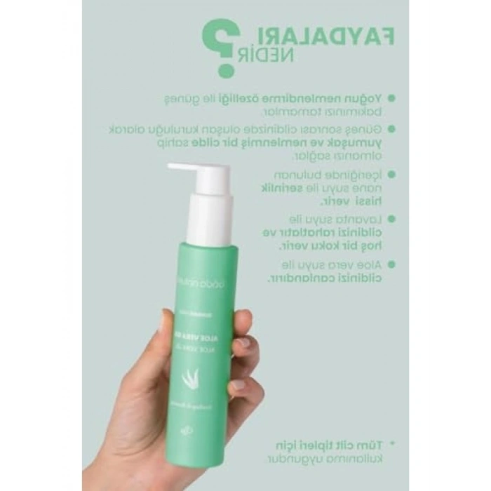 %100 Doğal Aloe Vera Jel - 100 ml
