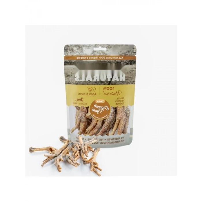 %100 Doğal Tavuk Ayak Köpek Ödül Maması, 100 Gr