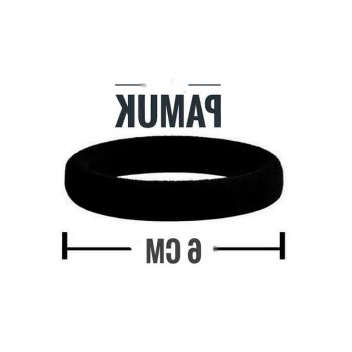 %100 Pamuk XXL Boy Siyah Lastik Toka Seti - 10lu