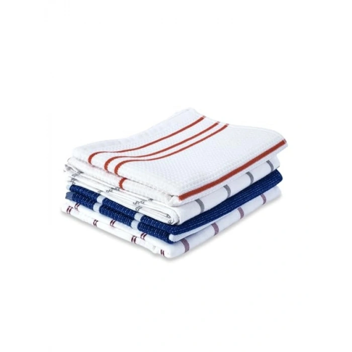 %100 Pamuklu Mutfak Aşçı Havlusu, 4lü Set, 50 x 79 cm