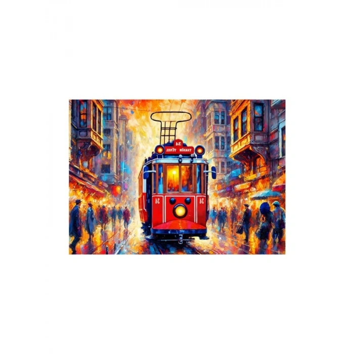 1000 Parça İstiklal Caddesi Manzaralı Puzzle