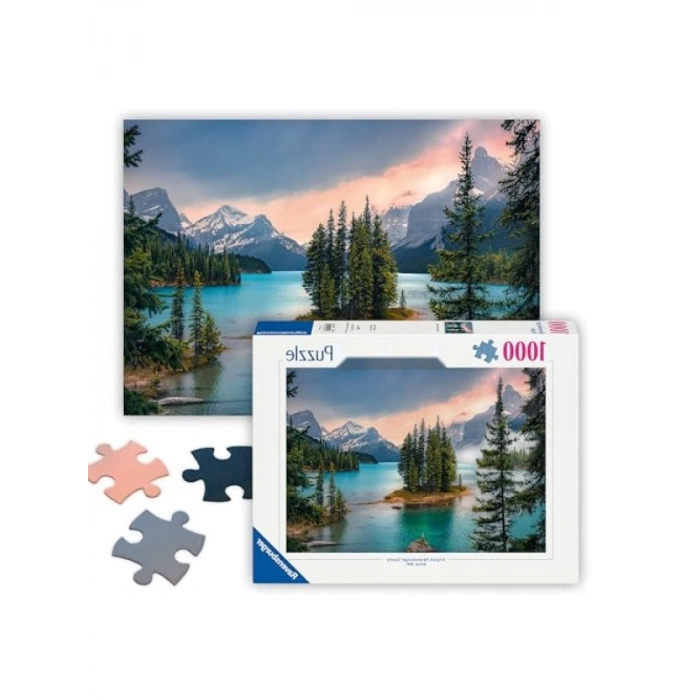 1000 Parça Kanada Manzarası Puzzle - Yetişkinler için