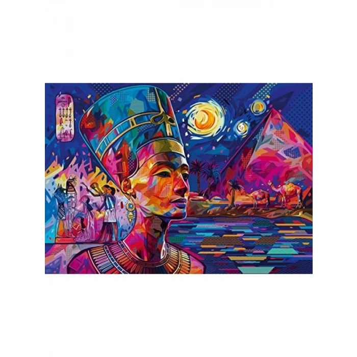 1000 Parça Nefertiti Temalı Puzzle