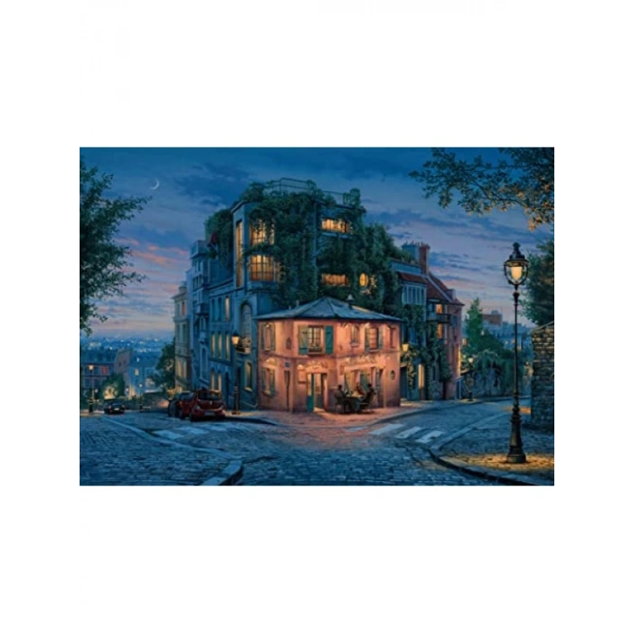 1000 Parça Pembe Ev Temalı Puzzle