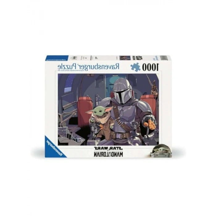 1000 Parça Star Wars Temalı Puzzle - Mandalorian