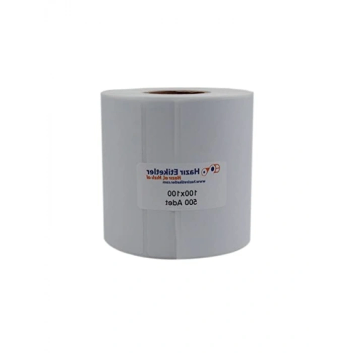 100mm x 100mm Termal Etiket, 500 Adet Rulo