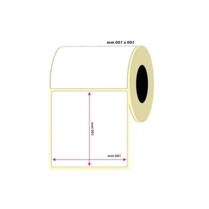 100x100 Termal Etiket, 500 Adet