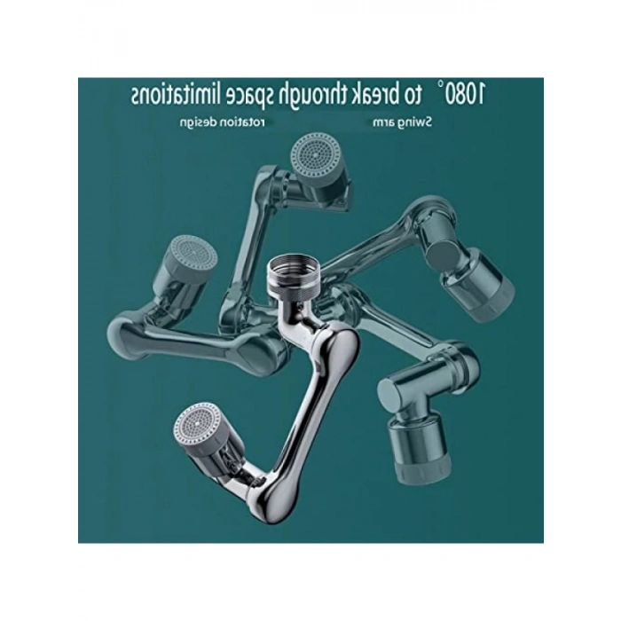 1080° Dönen Musluk Havalandırıcı - Sıçrama Korumalı, Kolay Kurulum