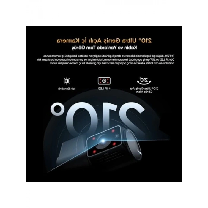 1080P Kızılötesi Balıkgözü İç Kamera - Ultra Geniş Açı