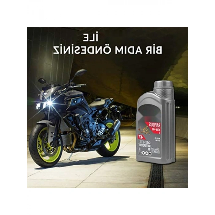 10W/40 4 Zamanlı Motosiklet Yağı - 1 Litre