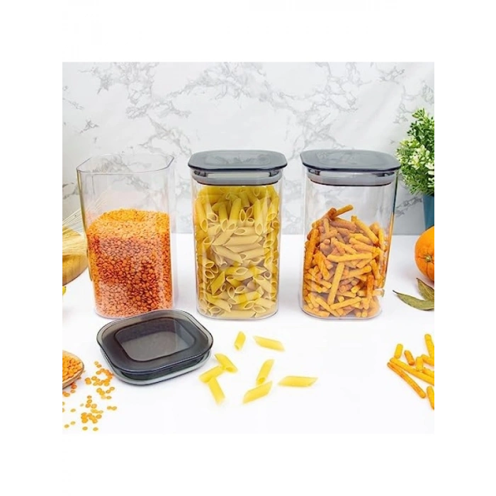 1.1 Litre Kare Erzak Kabı - Gıda Saklama İçin Güvenli