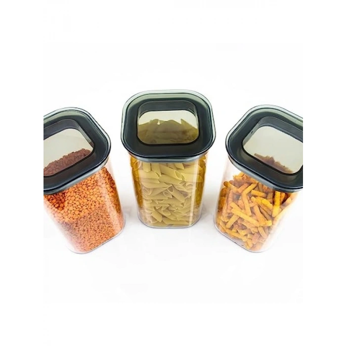 1.1 Litre Kare Erzak Kabı - Gıda Saklama İçin Güvenli
