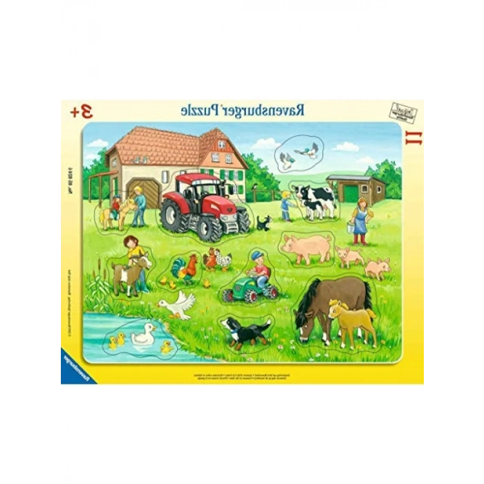 11 Parçalı Büyük Çerçeveli Puzzle - Köy Manzarası