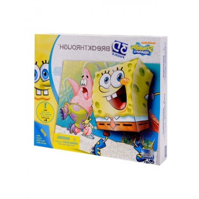 110 Parça 3 Boyutlu Sponge Bob Puzzle