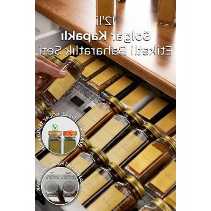 12li Etiketli Baharatlık Seti - 120 ml