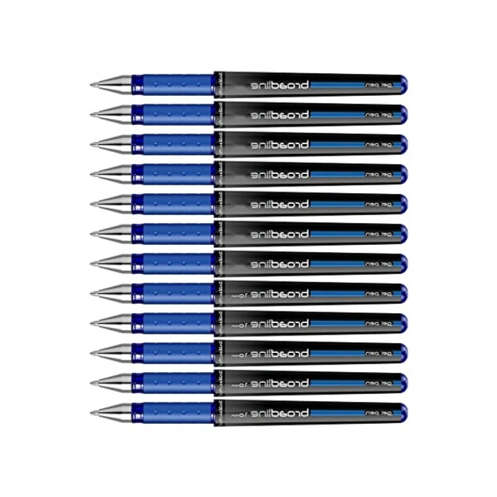 12li Mavi Jel Kalem Seti, 1.0 mm Yazım Kalınlığı, Yüksek Kaliteli Mürekkep