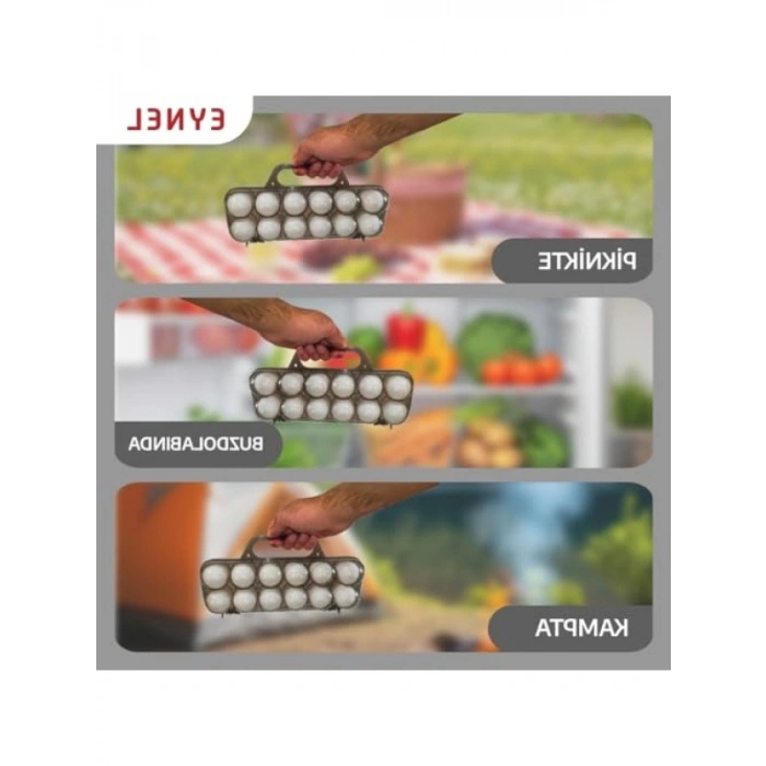12li Yumurtalık Taşıma Kutusu, Şeffaf, Pratik Tasarım