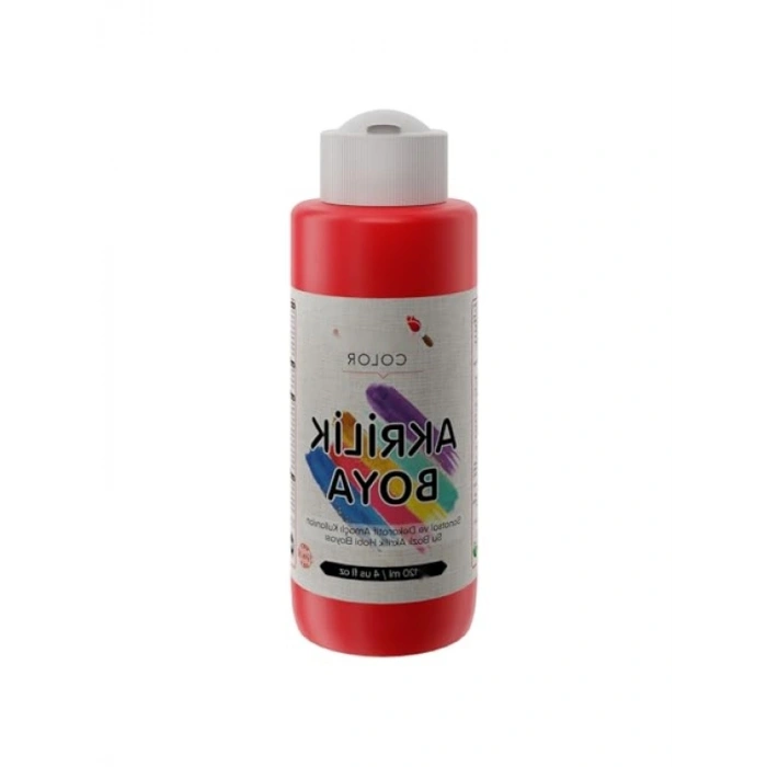 120 ml Kırmızı Akrilik Boya
