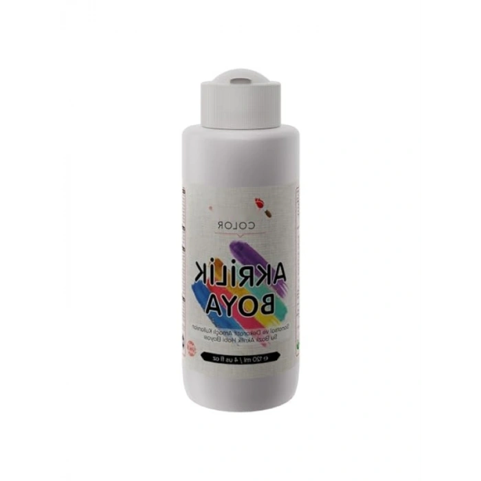 120ml Beyaz Akrilik Boya