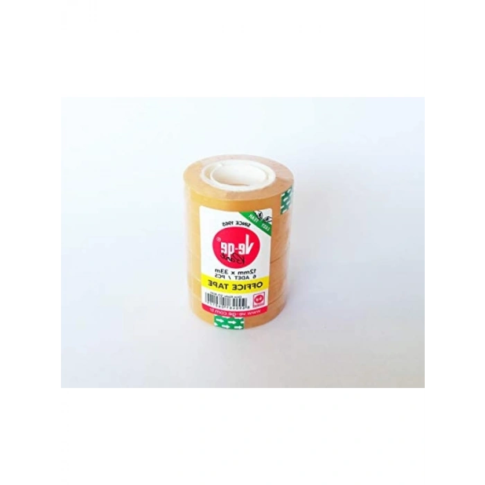 12mm x 33m Ofis Bant Seti, 6lı Kule