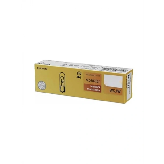 12V 1.2W T5 Gösterge Ampulü - 10lu Paket