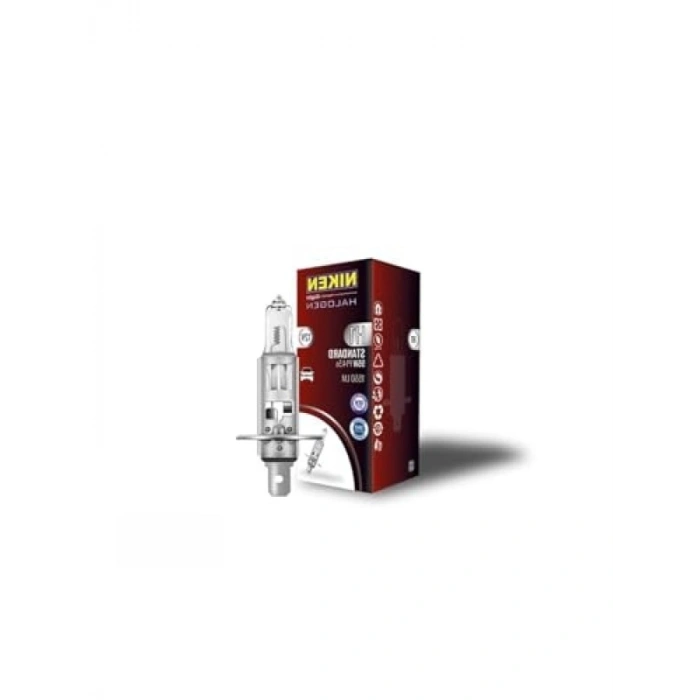 12V H1 55W Halojen Ampul - Parlak Aydınlatma