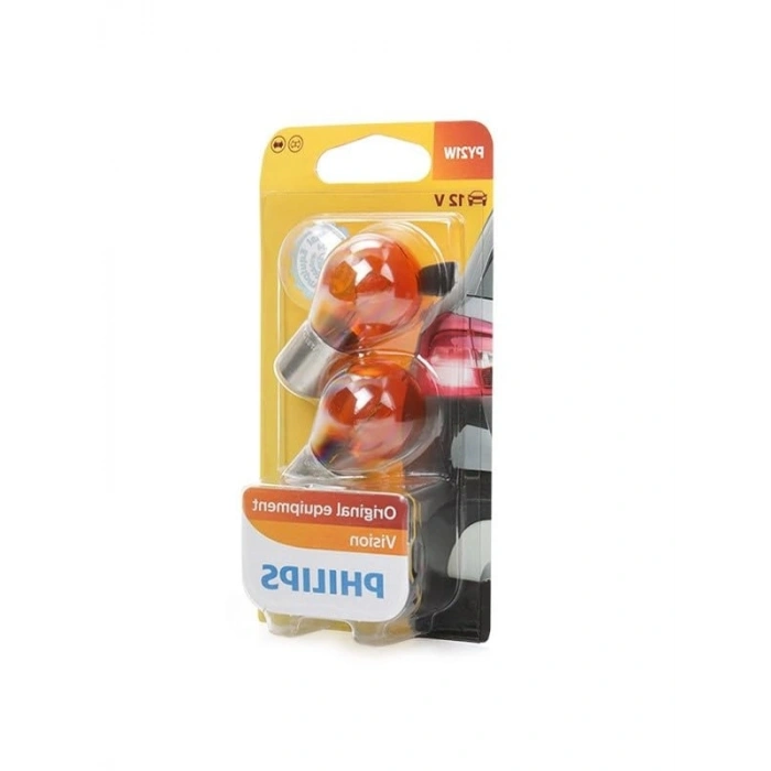 12V Turuncu Amber Sinyal Ampülü, 2li Paket