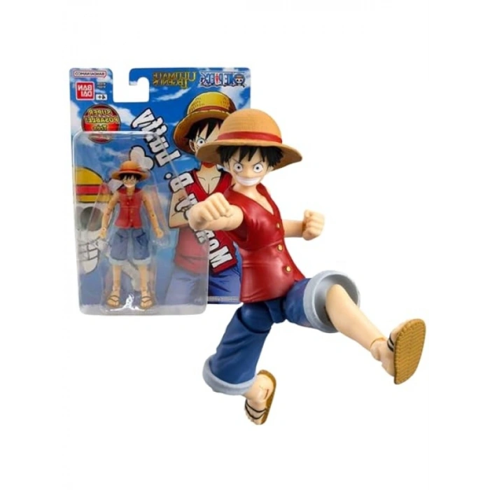 13 cm Yüksekliğinde Poz Verme Özellikli Luffy Figürü