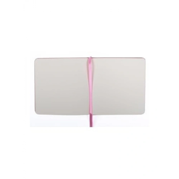 140 gr. Çizgisiz Ivory Kağıt, 80 Yapraklı Pastel Pembe Sert Kapak Defter