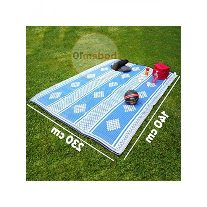 140 x 230 cm Plastik Hasır Halı - Piknik ve Dış Mekan Kullanımı