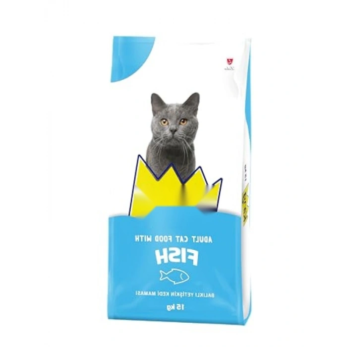 15 Kg Balıklı Kedi Maması - Zengin Minerallerle