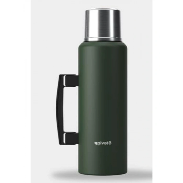1.5 LT Çelik Termos - Vakumlu Kulplu Tasarım