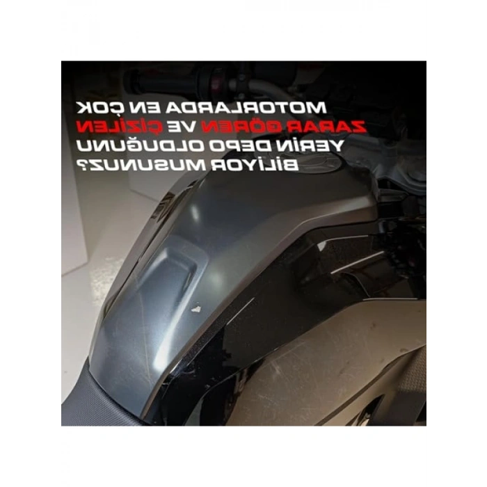 15 Parça Kaydırmaz 6D Karbon Tank Pad Seti (BMW F900 XR 2024)