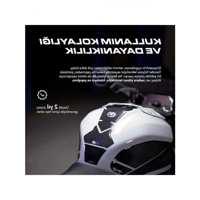 15 Parça Kaydırmaz 6D Karbon Tank Pad Seti (BMW F900 XR 2024)