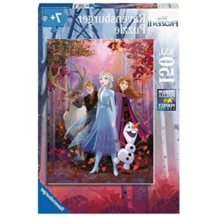 150 Parça Renkli Frozen 2 Puzzle - Eğlenceli Aktivite