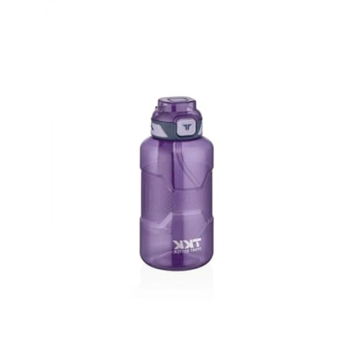 1500 ml Taşıma Askılı Tritan Su Matarası (Mor)