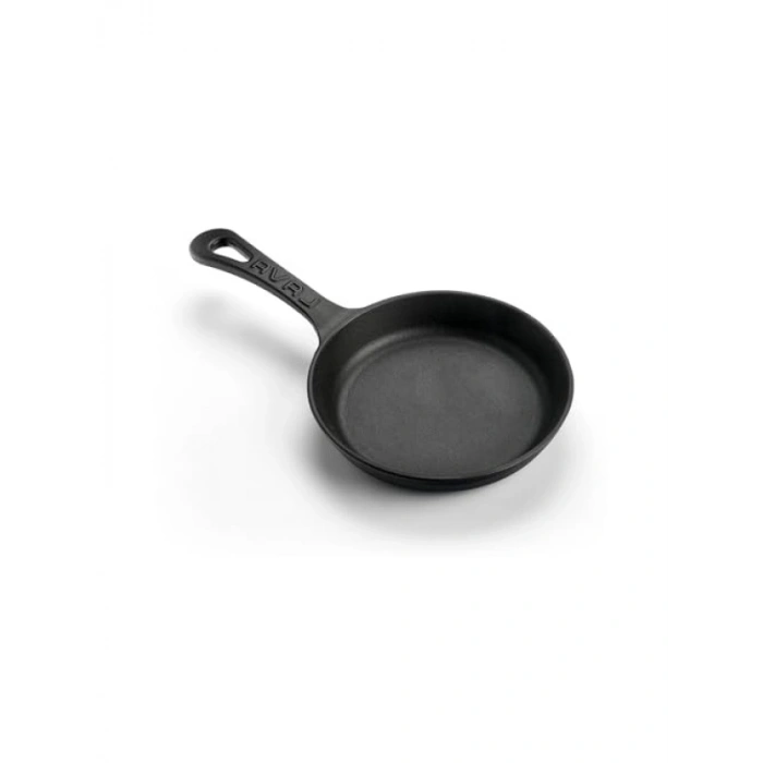 16 cm Dökme Demir Mini Yuvarlak Saplı Tava