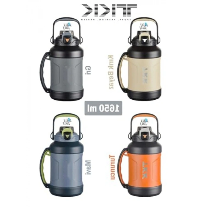 1650 ML Profesyonel Kamp Matarası - Pipetli ve Yalıtımlı