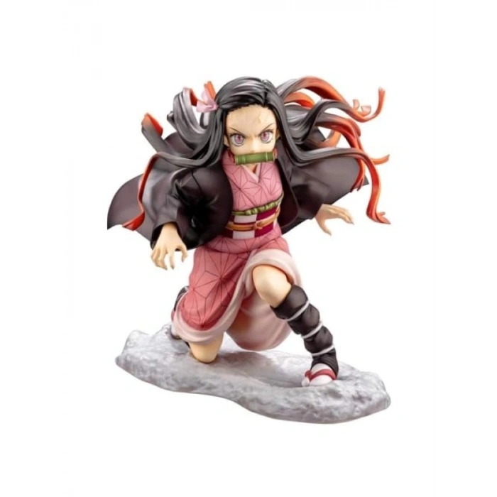 17 cm Nezuko Aksiyon Figürü - Dövüş Versiyonu