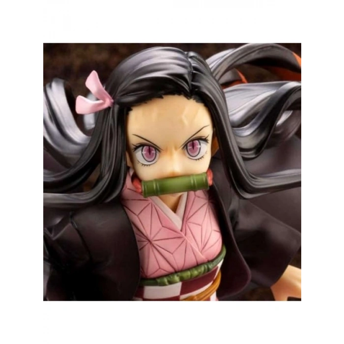 17 cm Nezuko Aksiyon Figürü - Dövüş Versiyonu