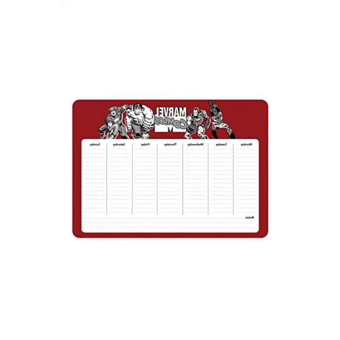 17x24 cm Ebatında Haftalık Planner Blok, 52 Yaprak