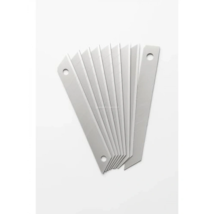 18 mm x 0,5 mm Yedek Maket Bıçağı Ucu - Karbon Çelik, Ultra Keskin
