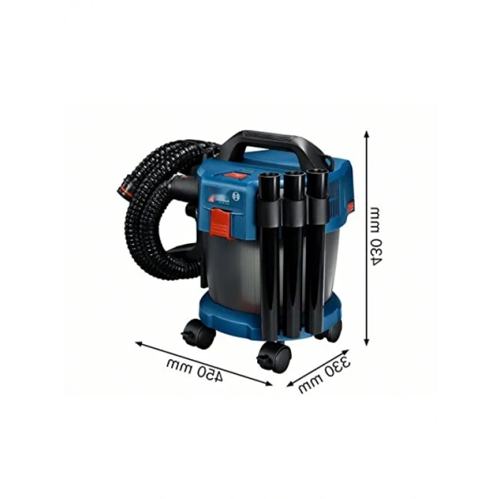 18V Akülü Islak-Kuru Süpürge, 10L Hacim