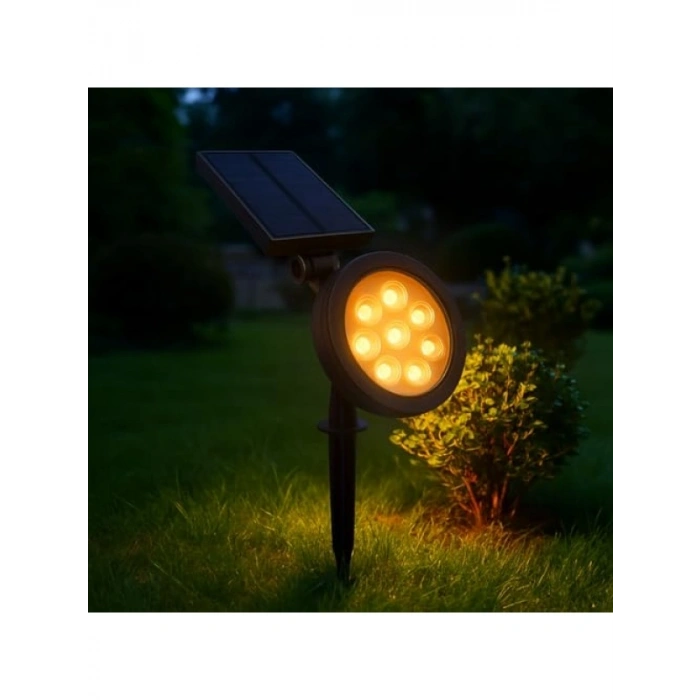 18W Güneş Enerjili Çim Aydınlatma - IP65 Su Geçirmez
