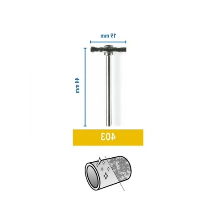 19 mm Çapında Kıl Fırça - 2li Set