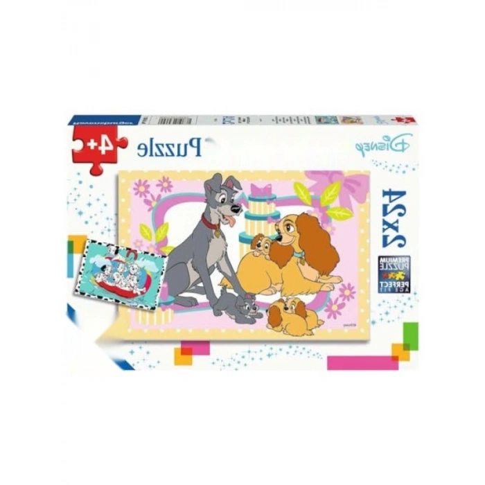 2 Adet 24 Parça Yapboz - Disney Temalı