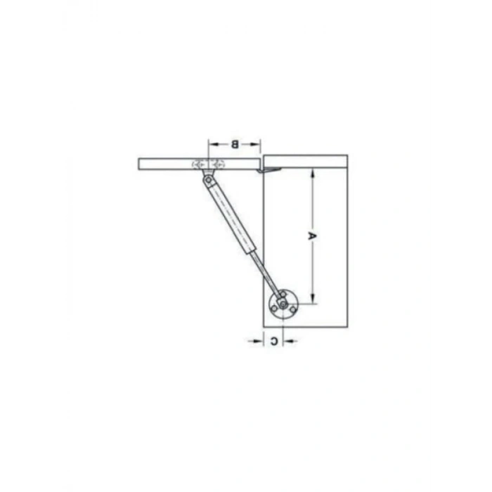 2 Adet Gazlı Amortisör Piston Seti - 100N 27 cm