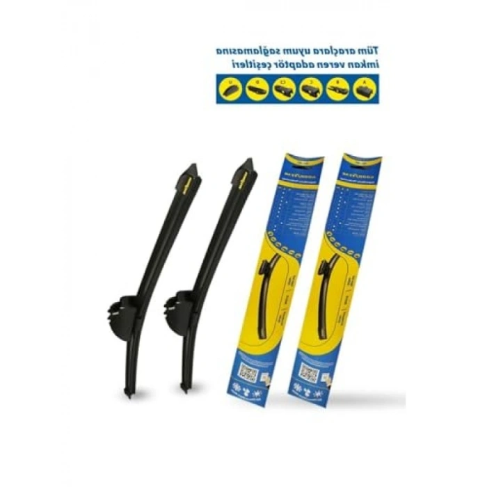 2li Muz Tipi Silecek Takımı - 500mm ve 380mm